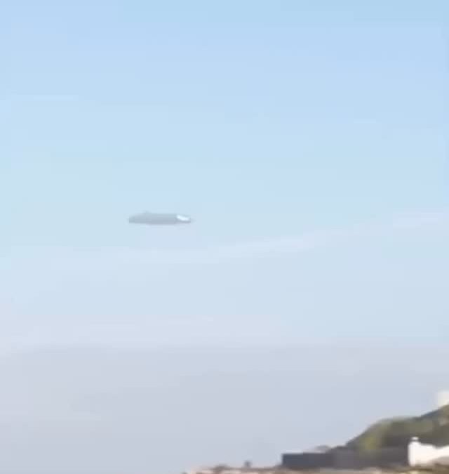 Mysterious silver object recorded above Scotland
